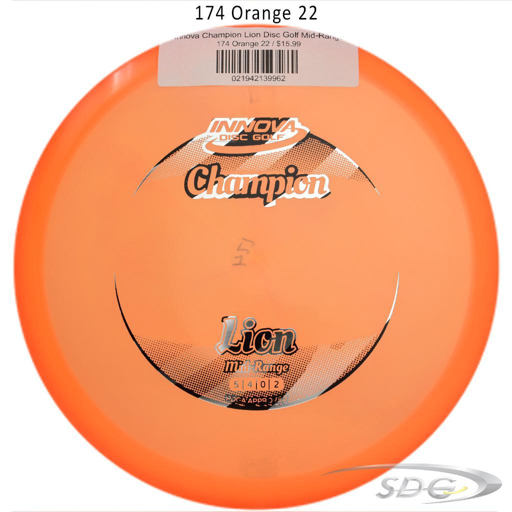innova-champion-lion-disc-golf-mid-range 174 Orange 22 