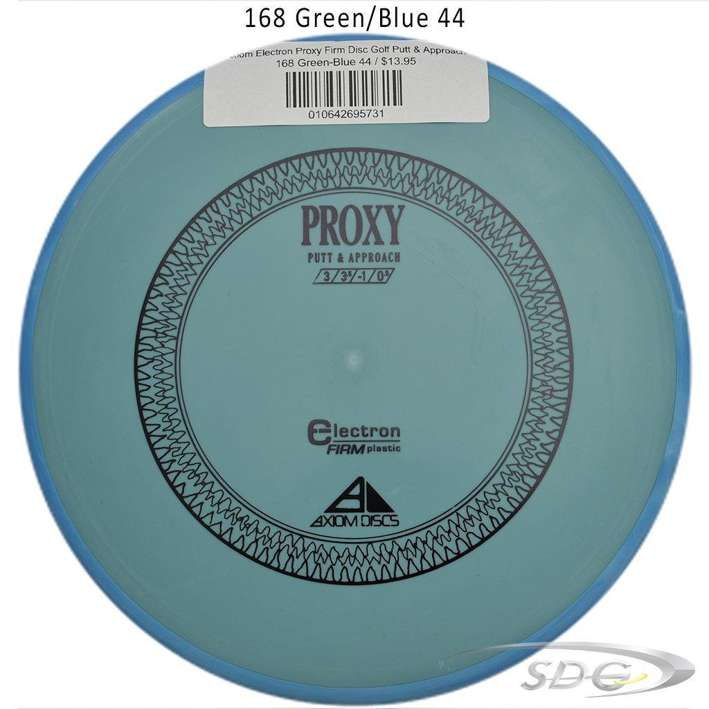 axiom-electron-proxy-firm-disc-golf-putt-approach 168 Green-Blue 44 