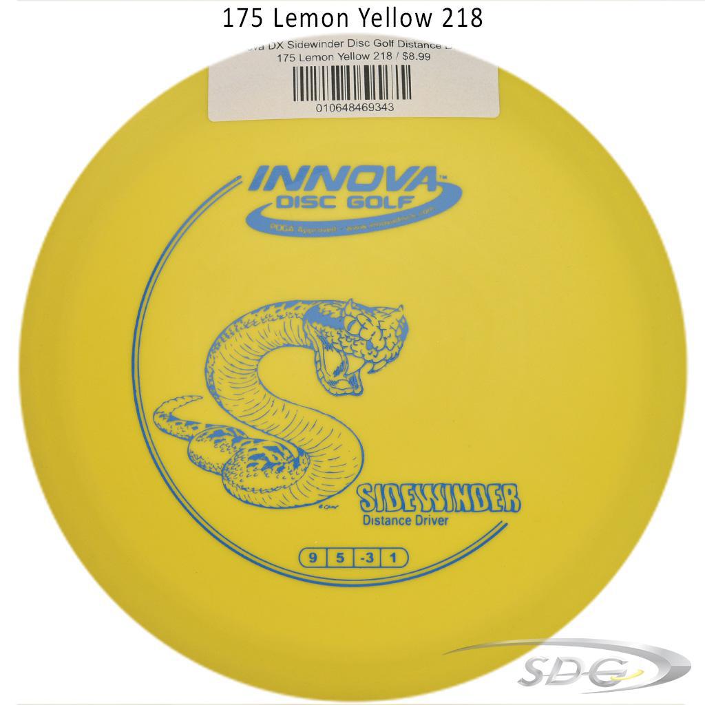 innova-dx-sidewinder-disc-golf-distance-driver 175 Lemon Yellow 218 