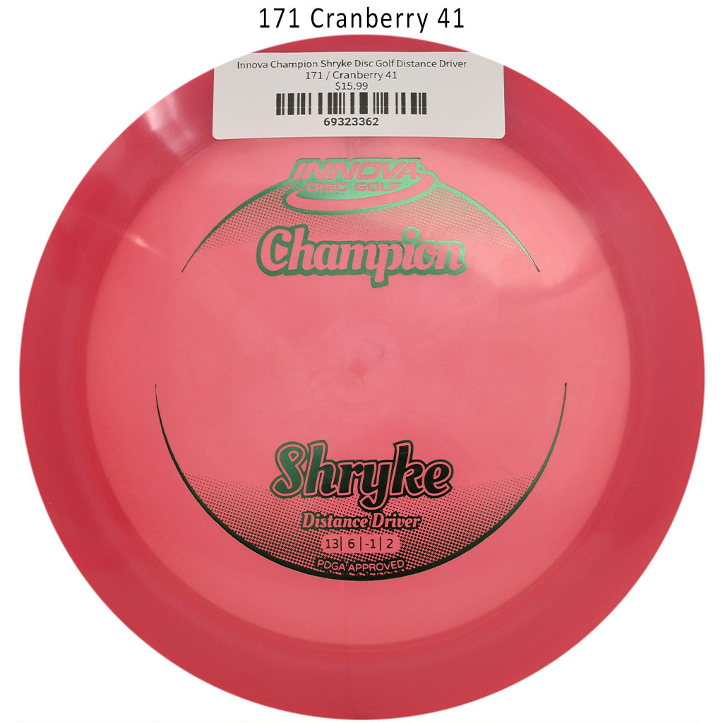 innova-champion-shryke-disc-golf-distance-driver 171 Cranberry 41 