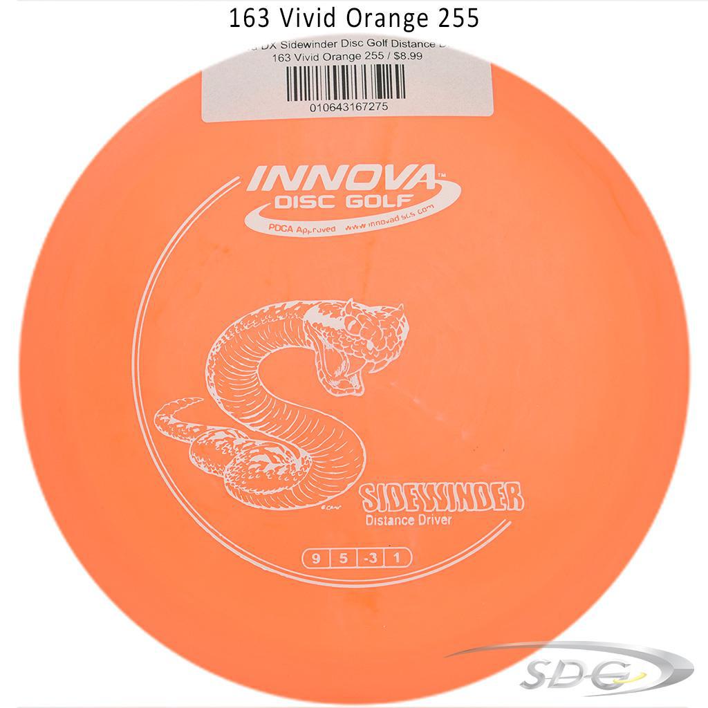 innova-dx-sidewinder-disc-golf-distance-driver 163 Vivid Orange 255 