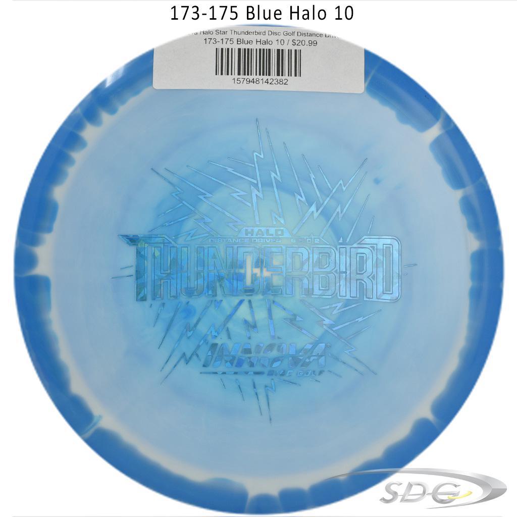 innova-halo-star-thunderbird-disc-golf-distance-driver 173-175 Blue Halo 10 