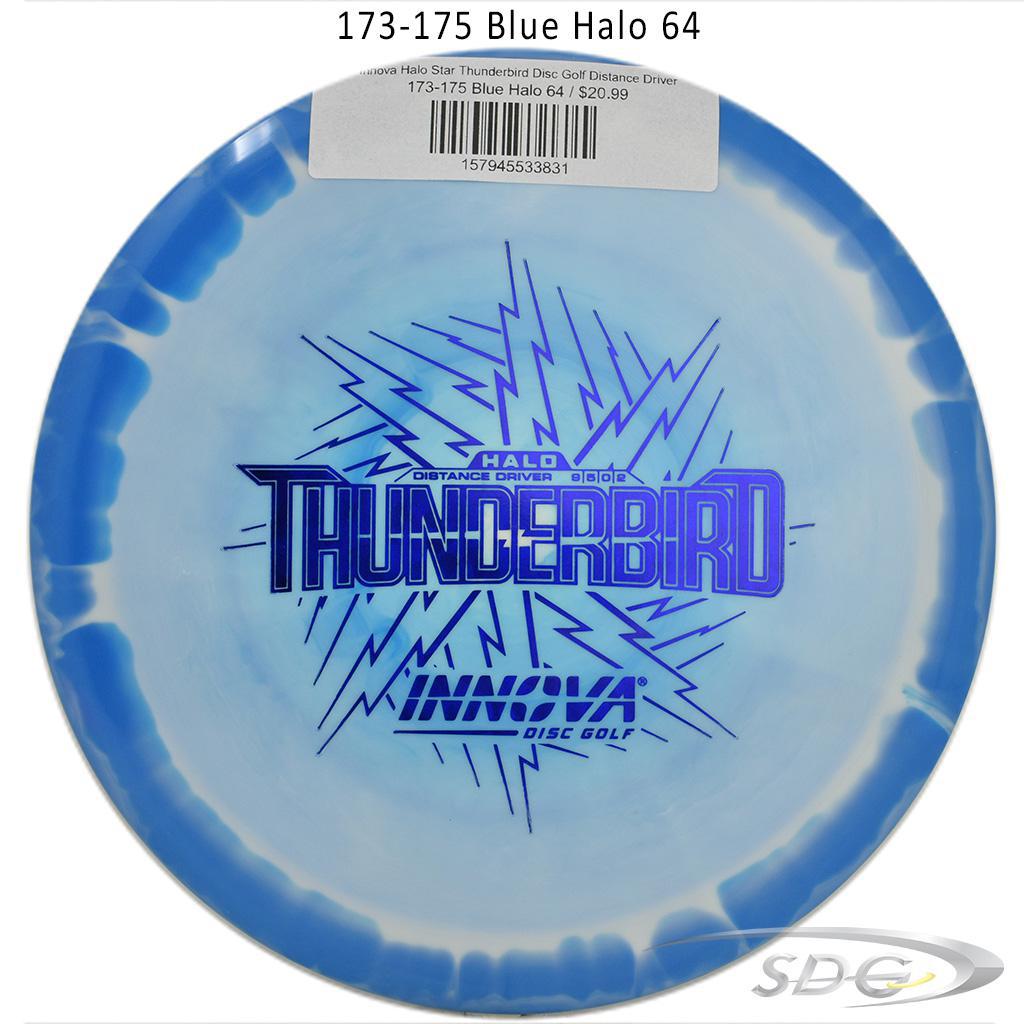 innova-halo-star-thunderbird-disc-golf-distance-driver 173-175 Blue Halo 64 
