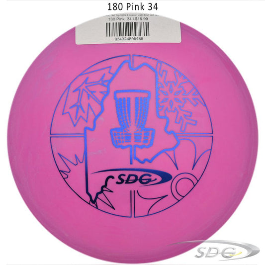 innova-kc-pro-roc-flat-top-sdg-4-season-logo-disc-golf-mid-range 180 Pink  34 