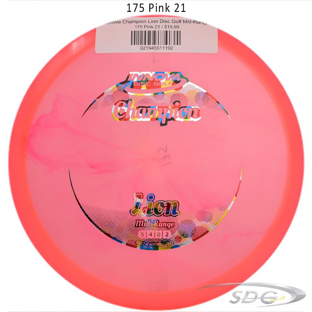 innova-champion-lion-disc-golf-mid-range 175 Pink 21 