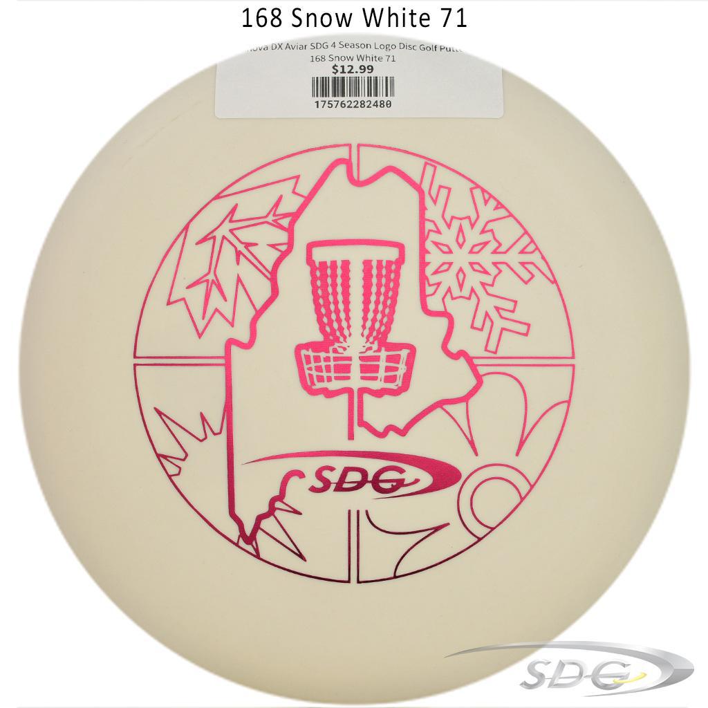 innova-dx-aviar-sdg-4-season-logo-disc-golf-putter 168 Snow White 71 
