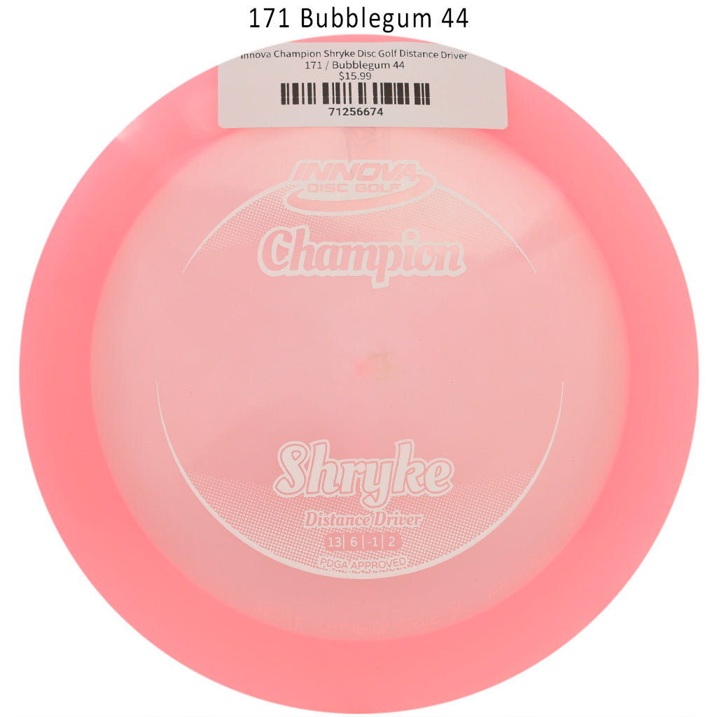 innova-champion-shryke-disc-golf-distance-driver 171 Bubblegum 44