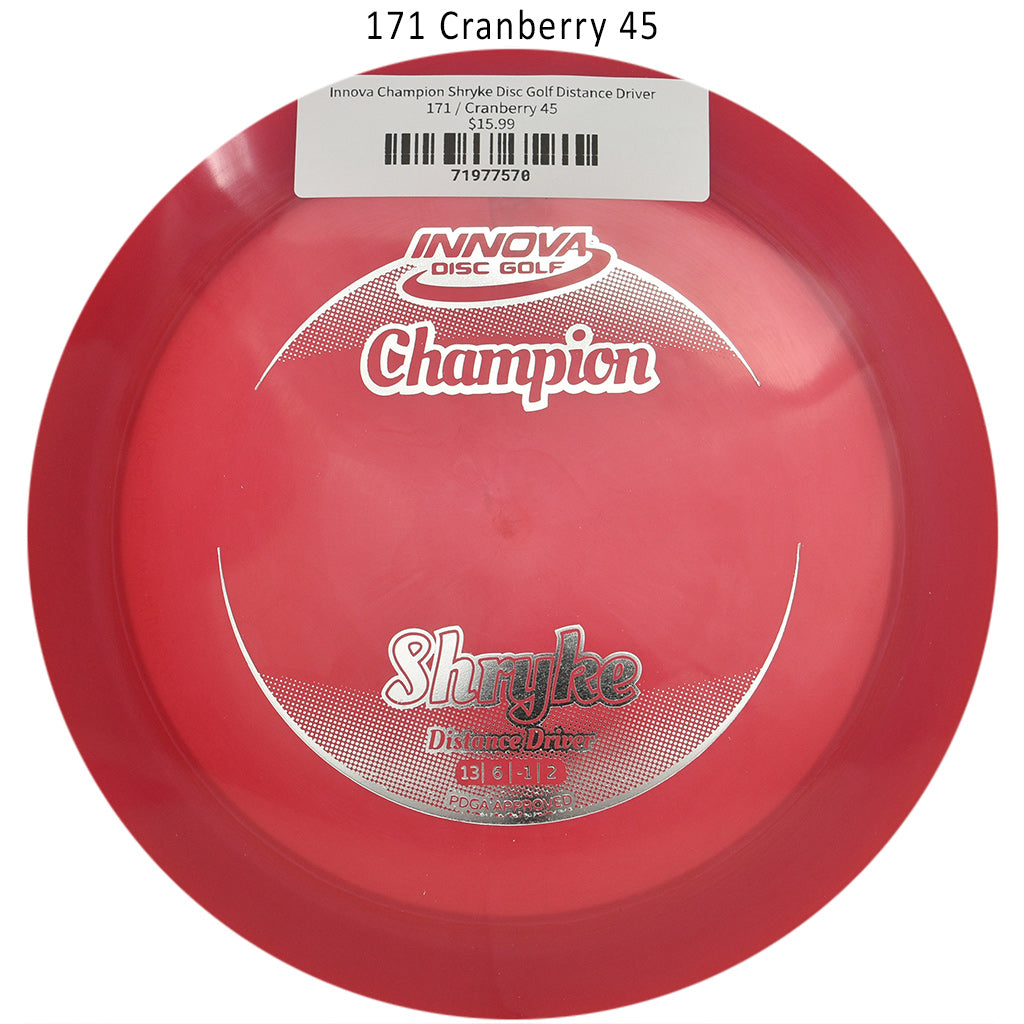 innova-champion-shryke-disc-golf-distance-driver 171 Cranberry 45