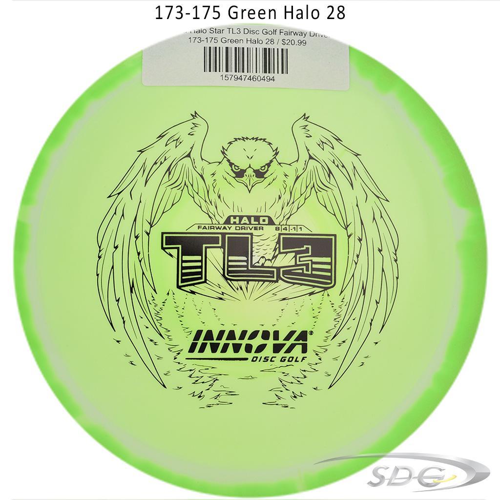 innova-halo-star-tl3-disc-golf-fairway-driver 173-175 Green Halo 28 
