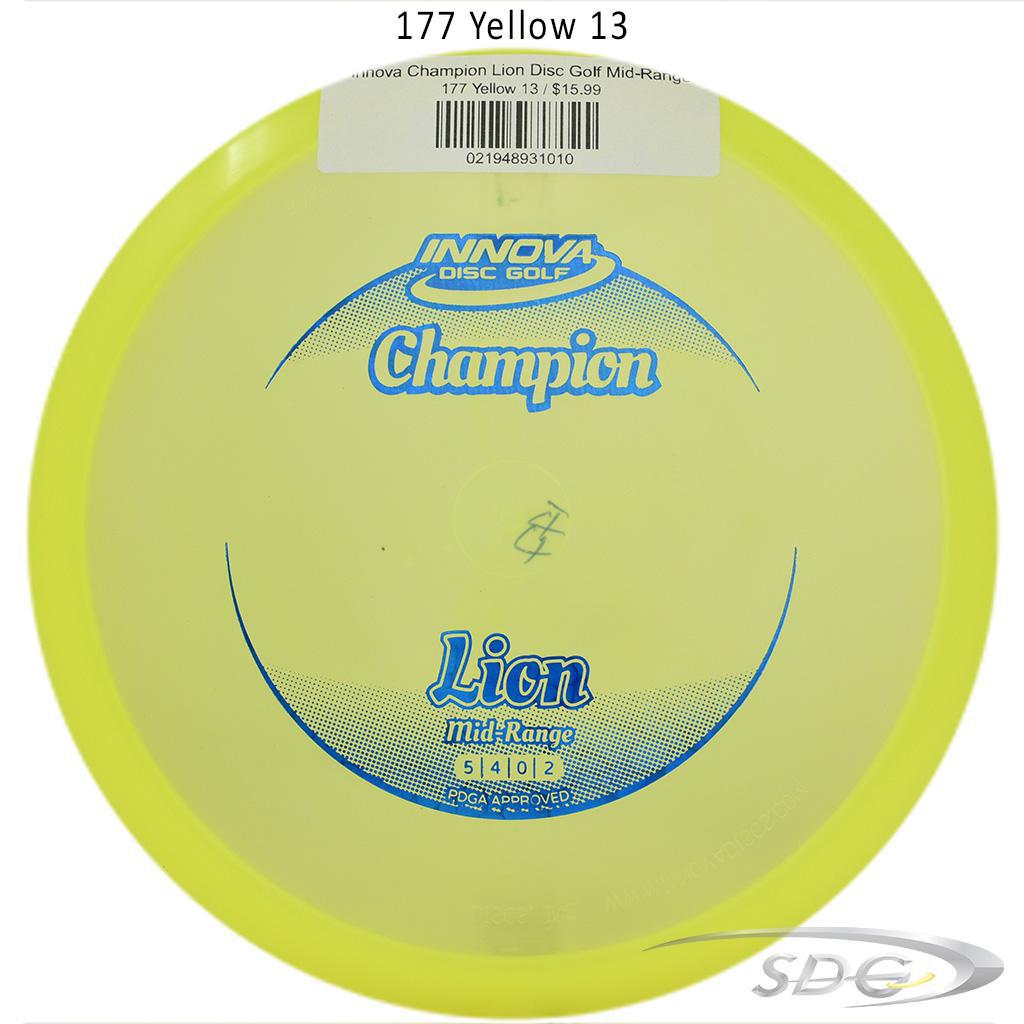 innova-champion-lion-disc-golf-mid-range 177 Yellow 13 
