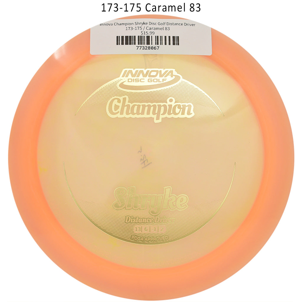innova-champion-shryke-disc-golf-distance-driver 173-175 Caramel 83 