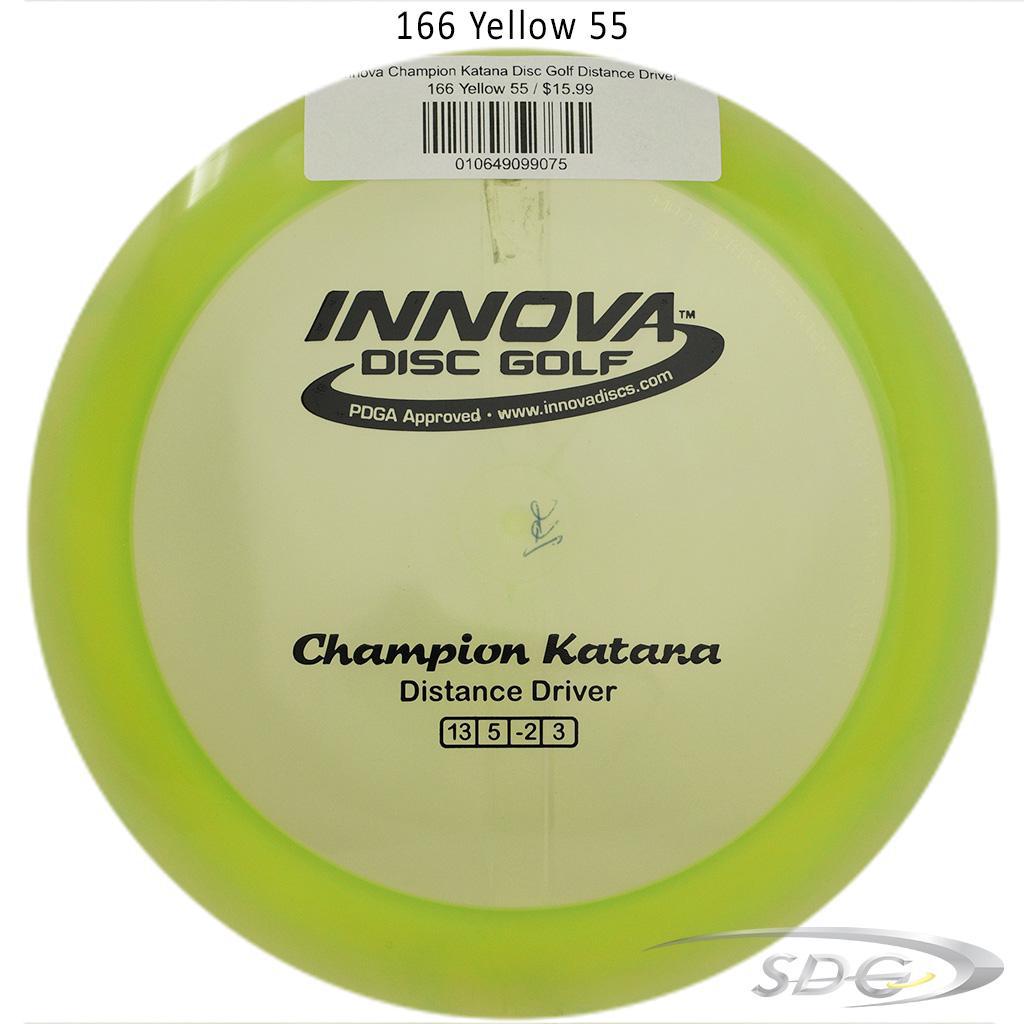 innova-champion-katana-disc-golf-distance-driver 166 Yellow 55 