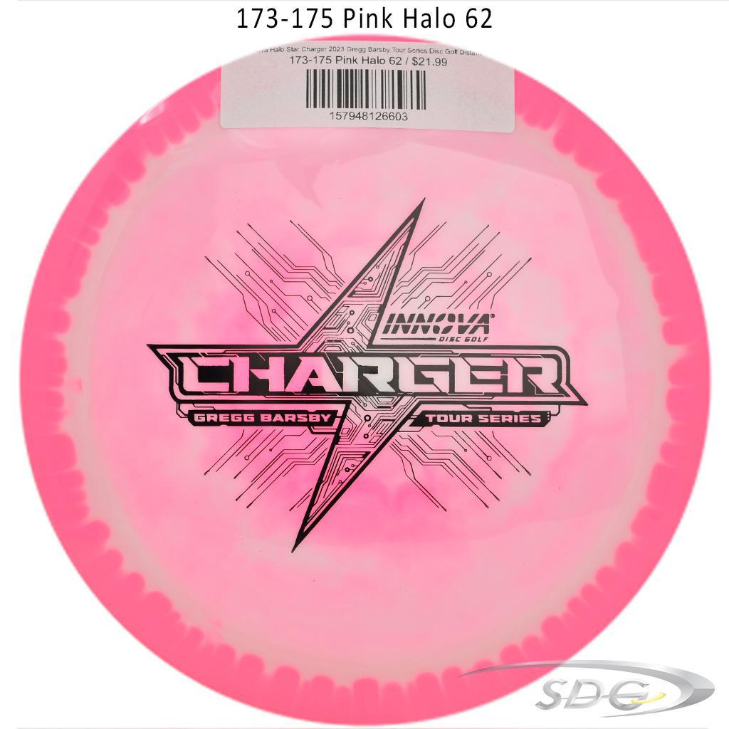 innova-halo-star-charger-2023-gregg-barsby-tour-series-disc-golf-distance-driver 173-175 Pink Halo 62 