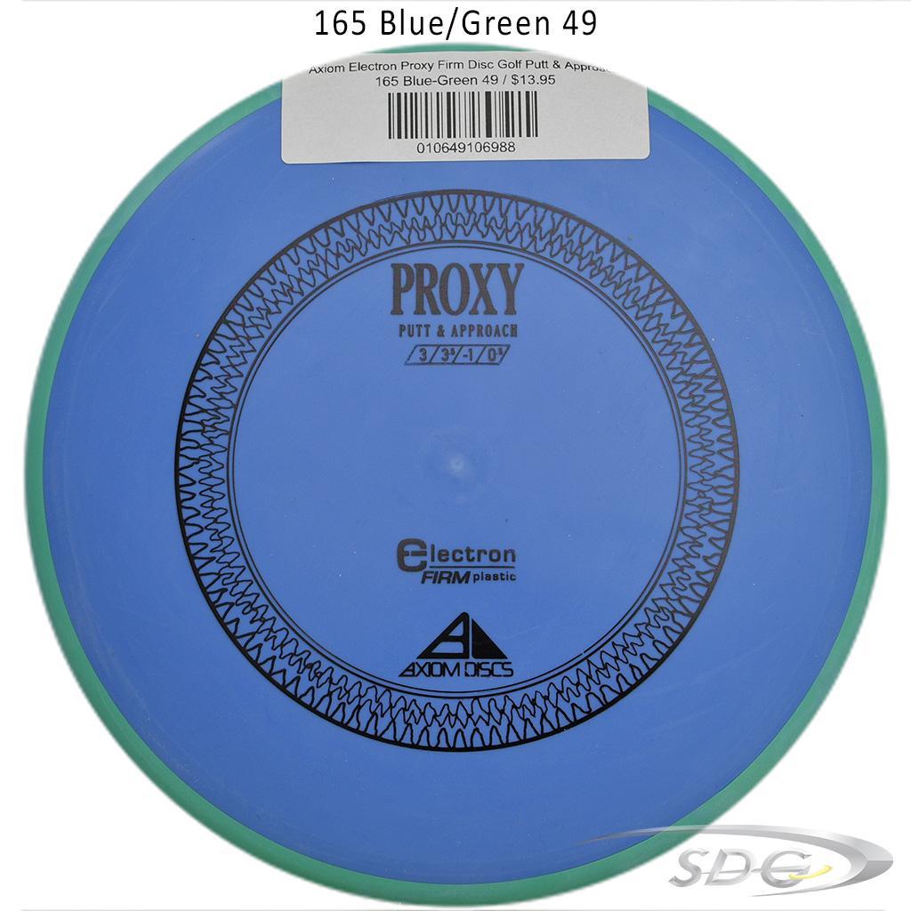 axiom-electron-proxy-firm-disc-golf-putt-approach 165 Blue-Green 49 