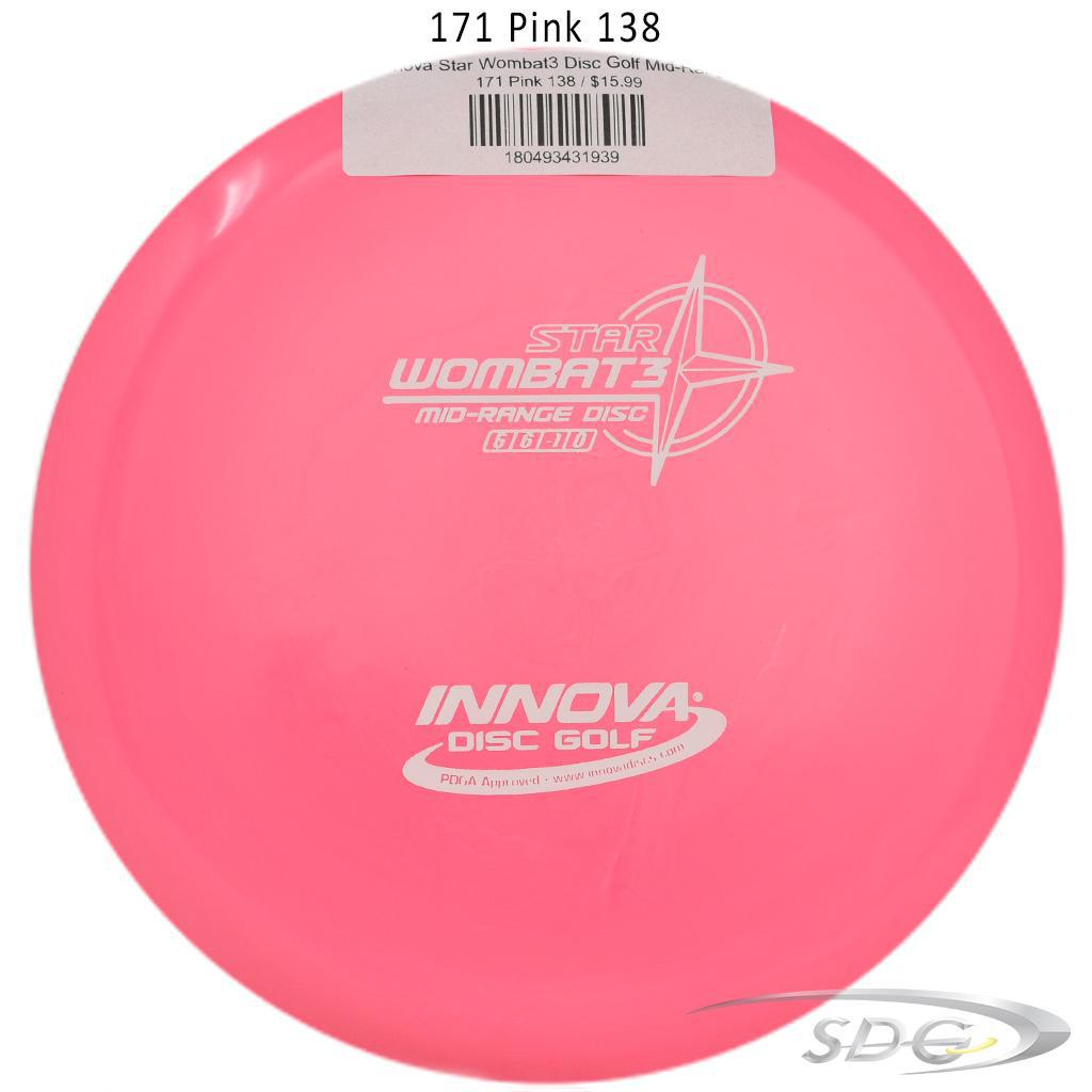 innova-star-wombat3-disc-golf-mid-range 171 Pink 138 