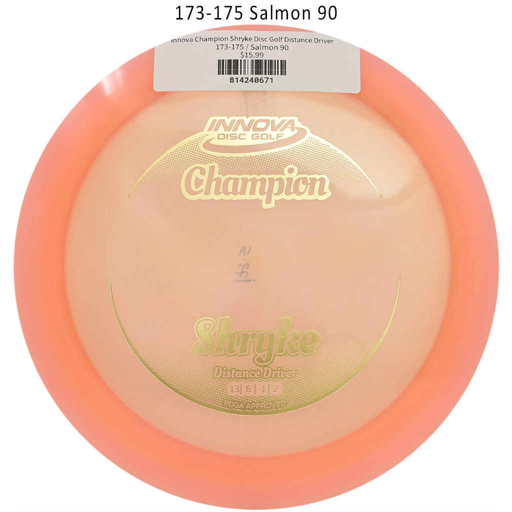innova-champion-shryke-disc-golf-distance-driver 173-175 Salmon 90