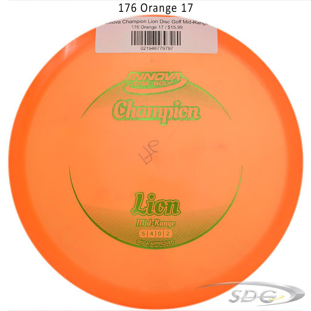 innova-champion-lion-disc-golf-mid-range 176 Orange 17 