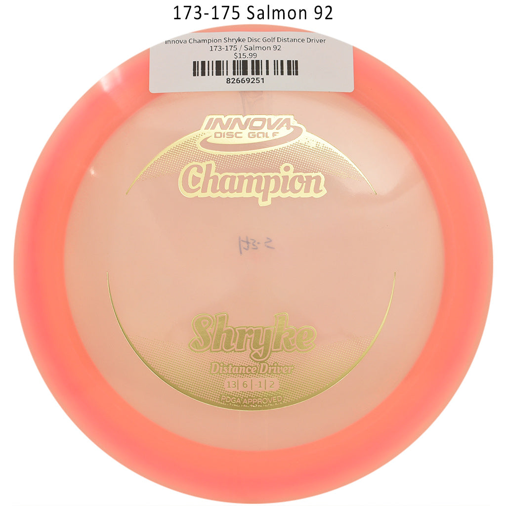 innova-champion-shryke-disc-golf-distance-driver 173-175 Salmon 92
