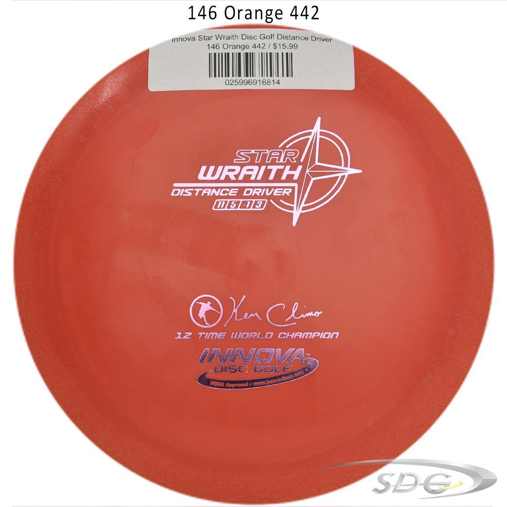 innova-star-wraith-disc-golf-distance-driver 146 Orange 442 