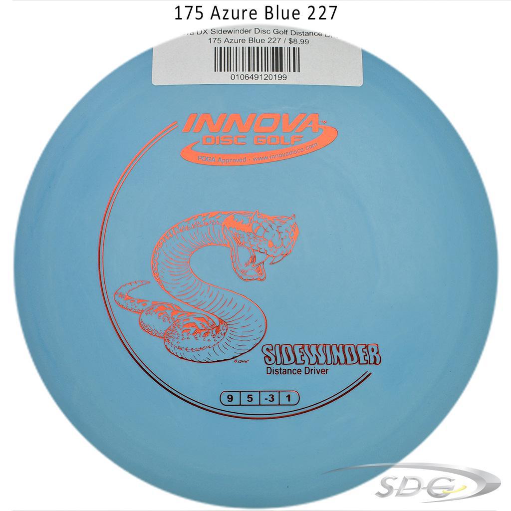 innova-dx-sidewinder-disc-golf-distance-driver 175 Azure Blue 227 