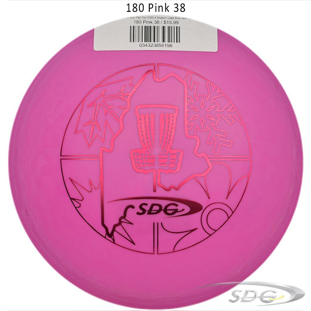 innova-kc-pro-roc-flat-top-sdg-4-season-logo-disc-golf-mid-range 180 Pink 38 