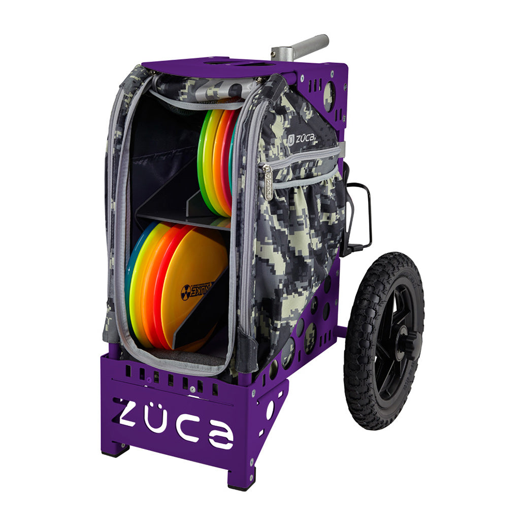 zuca-all-terrain-disc-golf-cart Anaconda-Purple 