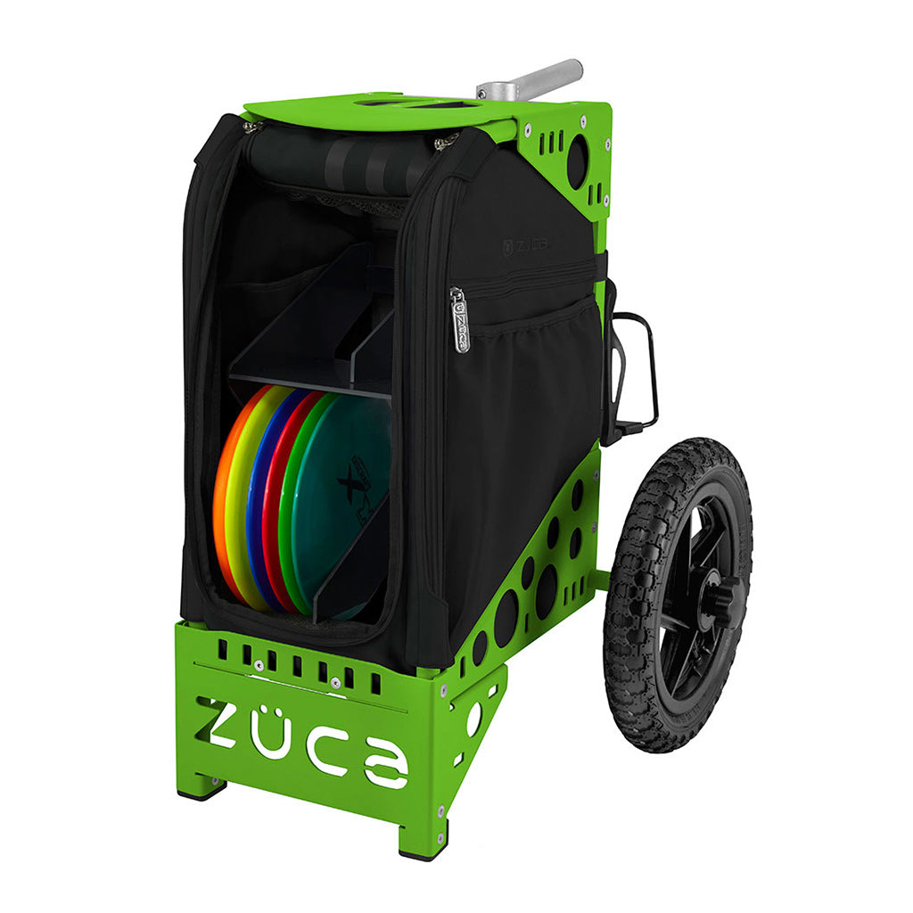 zuca-all-terrain-disc-golf-cart Covert-Green 