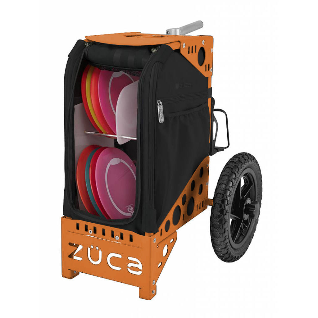 zuca-all-terrain-disc-golf-cart Covert-Orange 