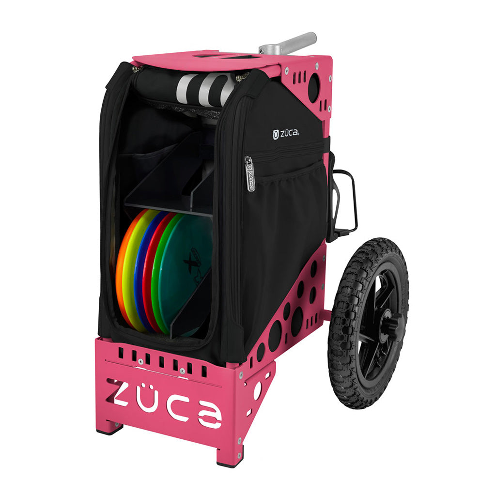 zuca-all-terrain-disc-golf-cart Onyx-Pink* 