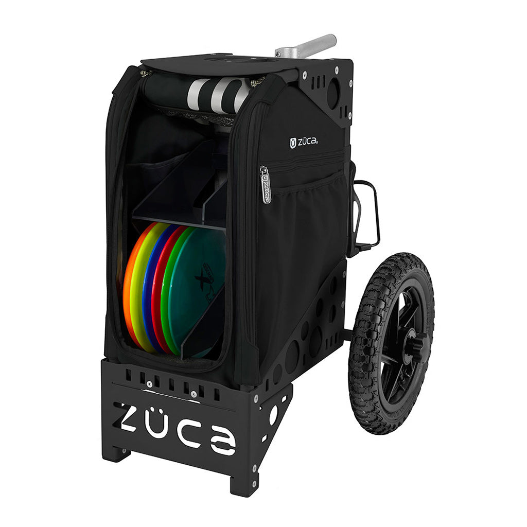 zuca-all-terrain-disc-golf-cart Onyx-Black 