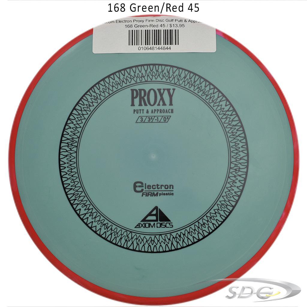 axiom-electron-proxy-firm-disc-golf-putt-approach 168 Green-Red 45 