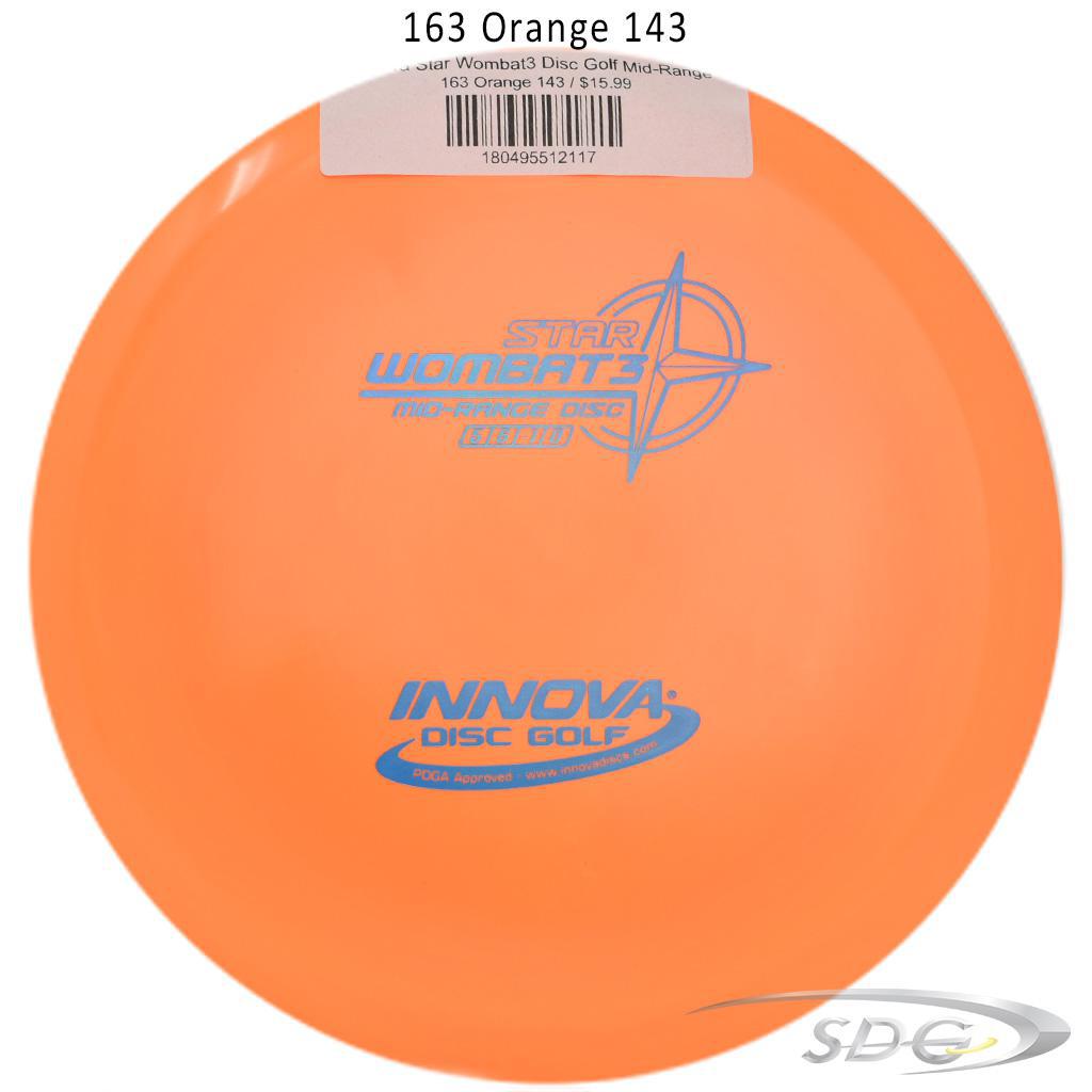 innova-star-wombat3-disc-golf-mid-range 163 Orange 143 