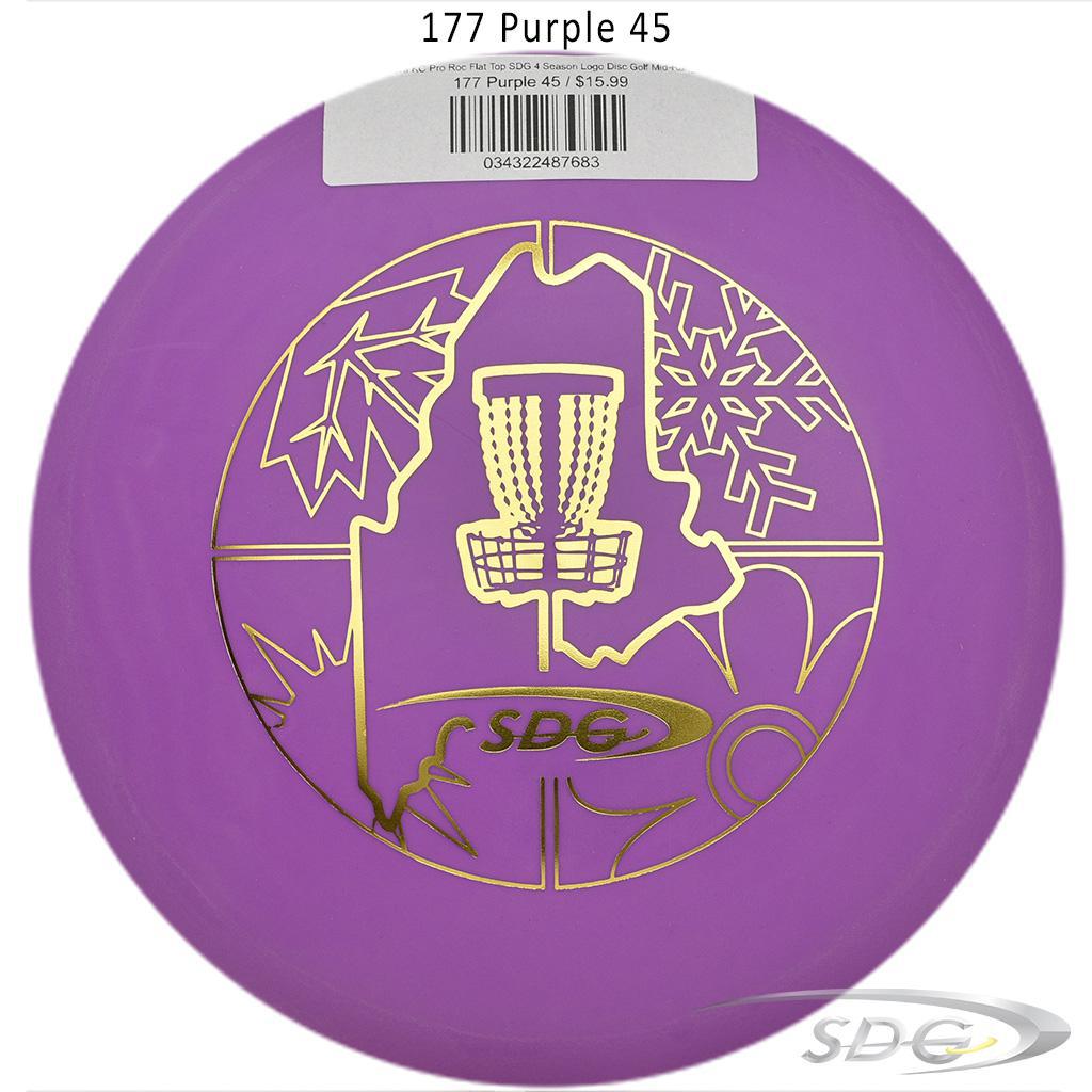 innova-kc-pro-roc-flat-top-sdg-4-season-logo-disc-golf-mid-range 177 Purple 45 