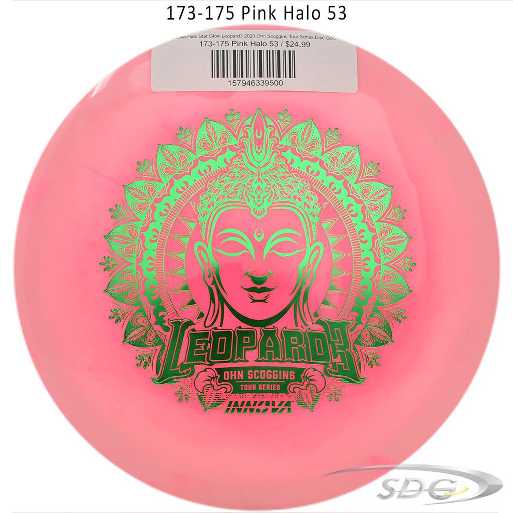 innova-halo-star-leopard3-2023-ohn-scoggins-tour-series-disc-golf-fairway-driver 173-175 Pink Halo 53 