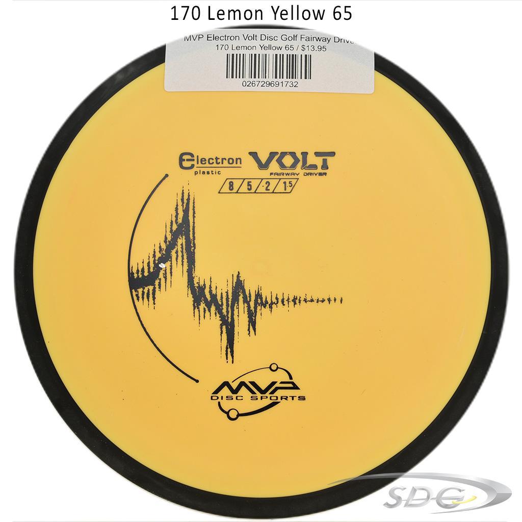 mvp-electron-volt-disc-golf-fairway-driver 170 Lemon Yellow 65 