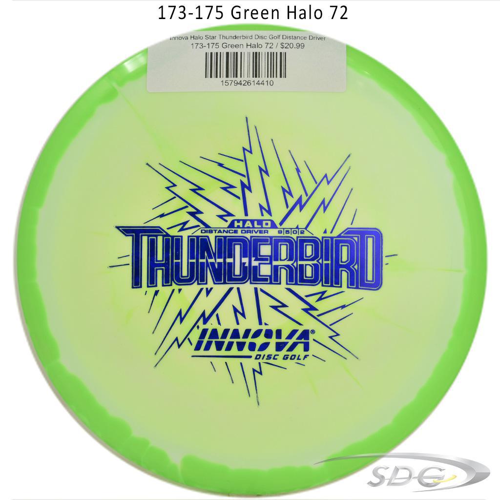innova-halo-star-thunderbird-disc-golf-distance-driver 173-175 Green Halo 72 