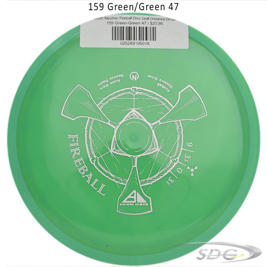 axiom-neutron-fireball-disc-golf-distance-driver 159 Green-Green 47 