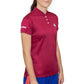 innova-ladies-performance-prime-star-blade-short-sleeve-polo-disc-golf-apparel Small Red