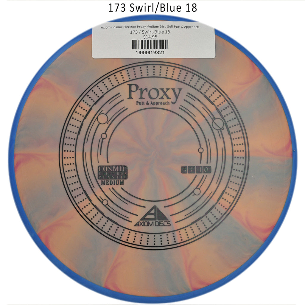 axiom-cosmic-electron-proxy-medium-disc-golf-putt-approach 173 Swirl-Blue 18 