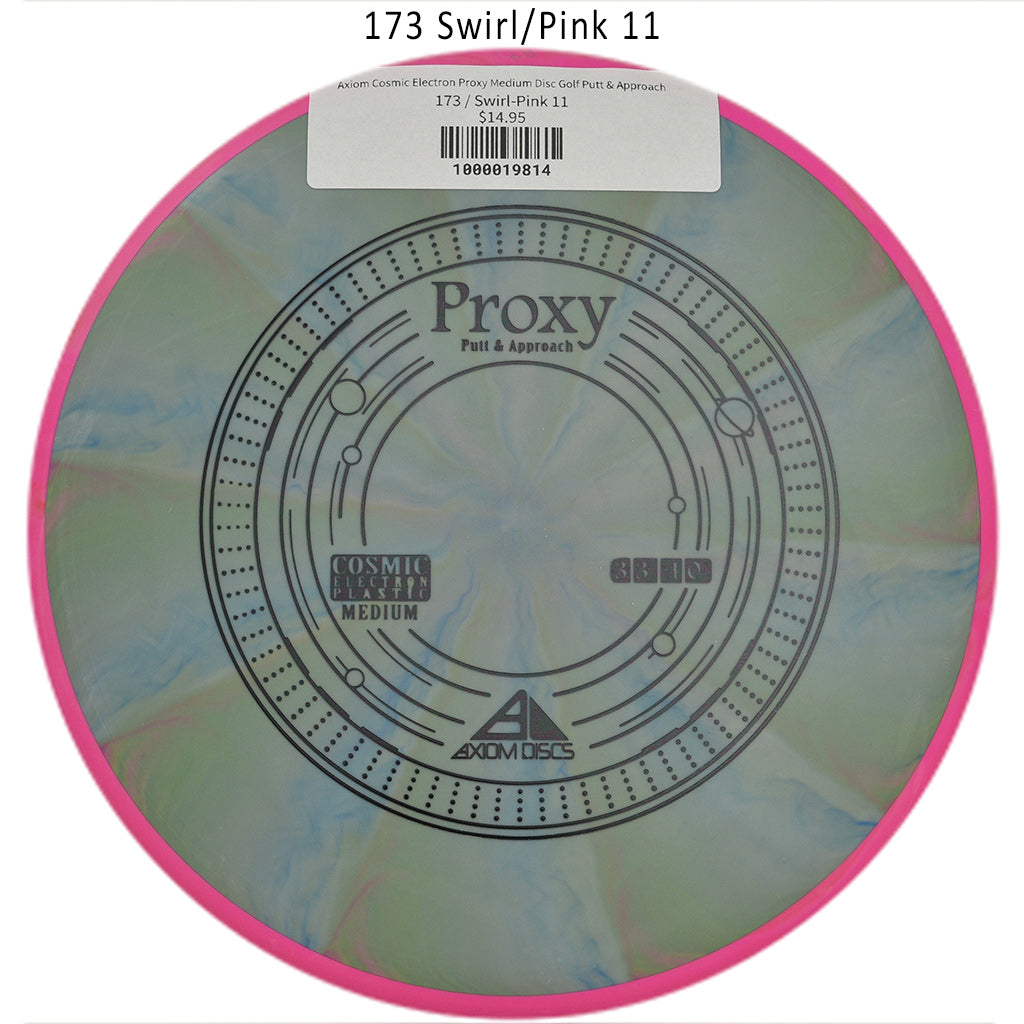 axiom-cosmic-electron-proxy-medium-disc-golf-putt-approach 173 Swirl-Pink 11 