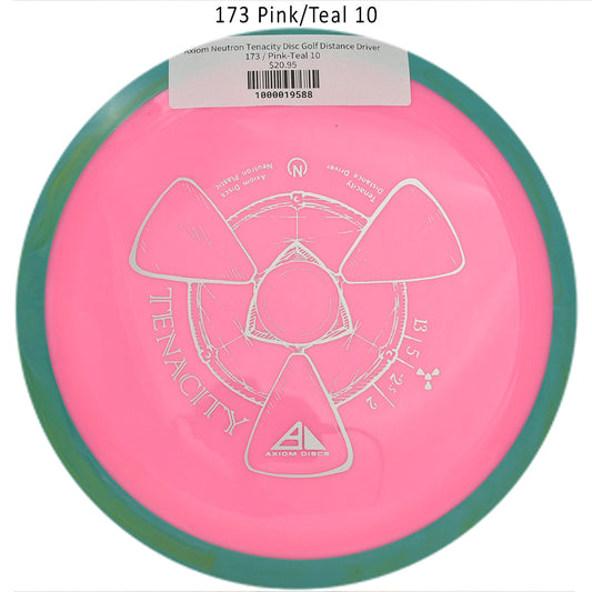 axiom-neutron-tenacity-disc-golf-distance-driver 173 Pink-Teal 10