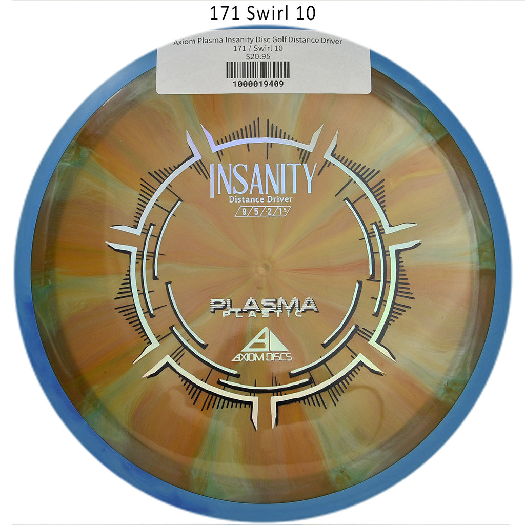 axiom-plasma-insanity-disc-golf-distance-driver 171 Swirl 10 