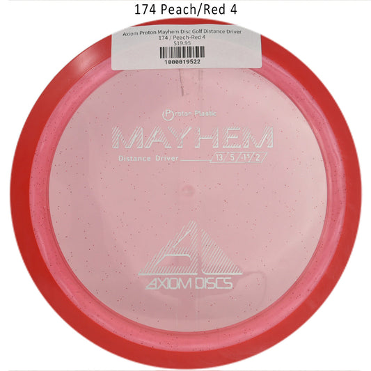 axiom-proton-mayhem-disc-golf-distance-driver 174 Peach-Red 4
