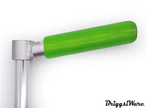briggsiware-grips-for-zuca-cart-handles-disc-golf-accessories Neon Green