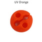 DiscDot Putting Target Aide Disc Golf Accessories UV Orange