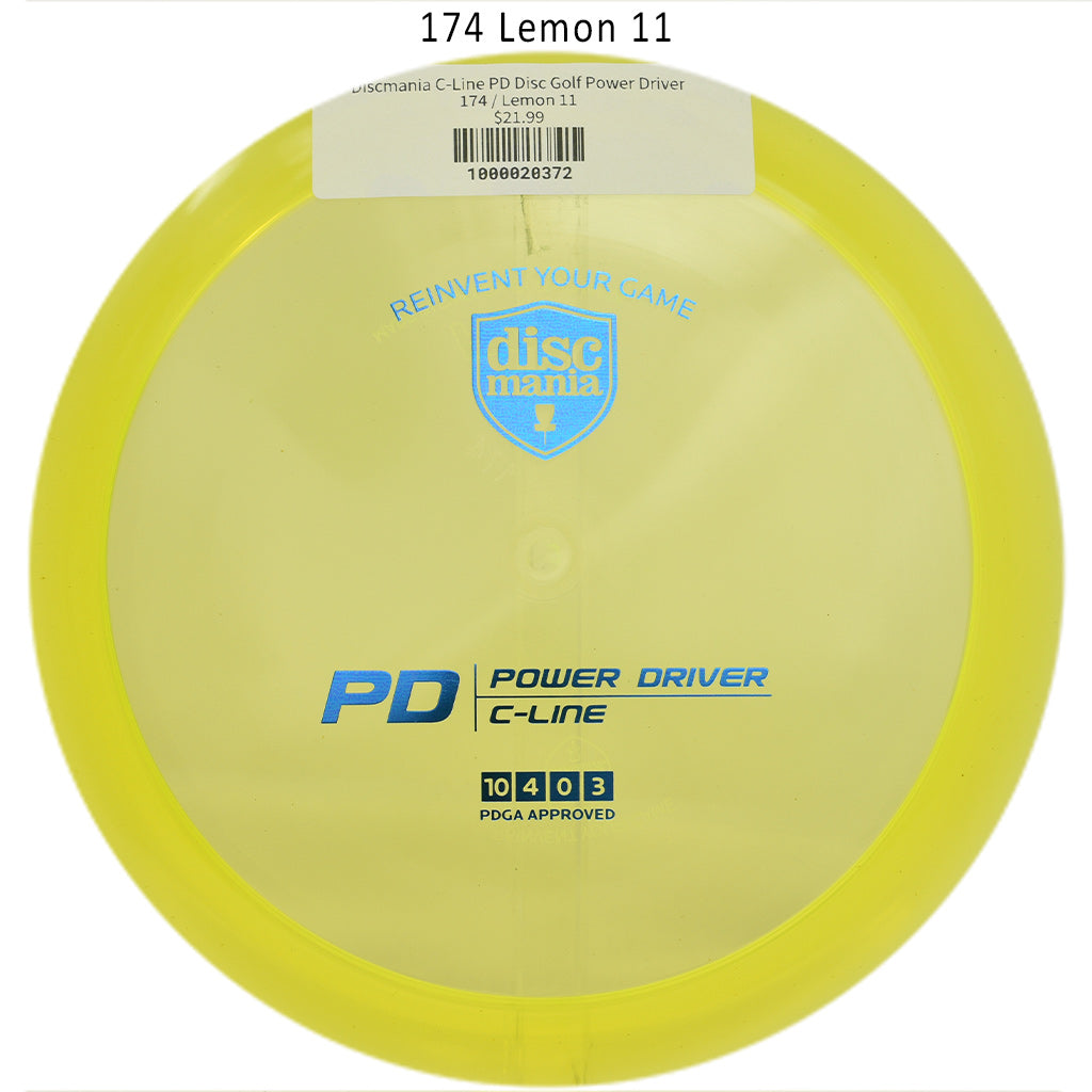 discmania-c-line-pd-disc-golf-power-driver 174 Lemon 11