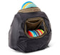 GRIPeq© XL Series Full Fit Rain Cover Disc Golf Bag Essentials Front with bag open