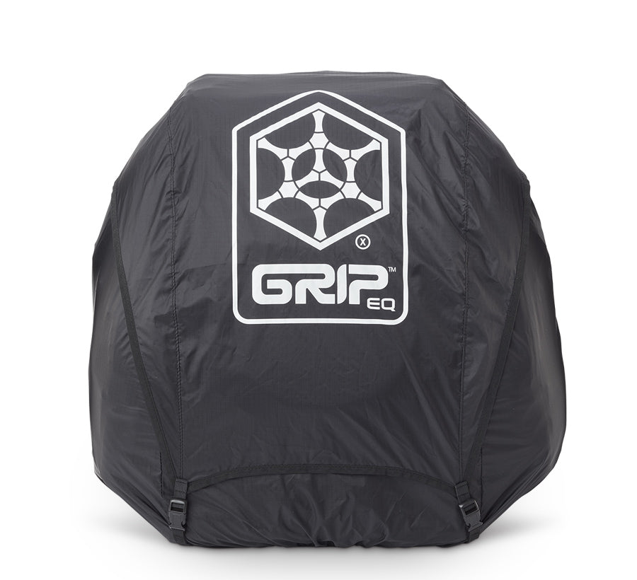 GRIPeq© X Series Full Fit Rain Cover Disc Golf Bag Essentials Black