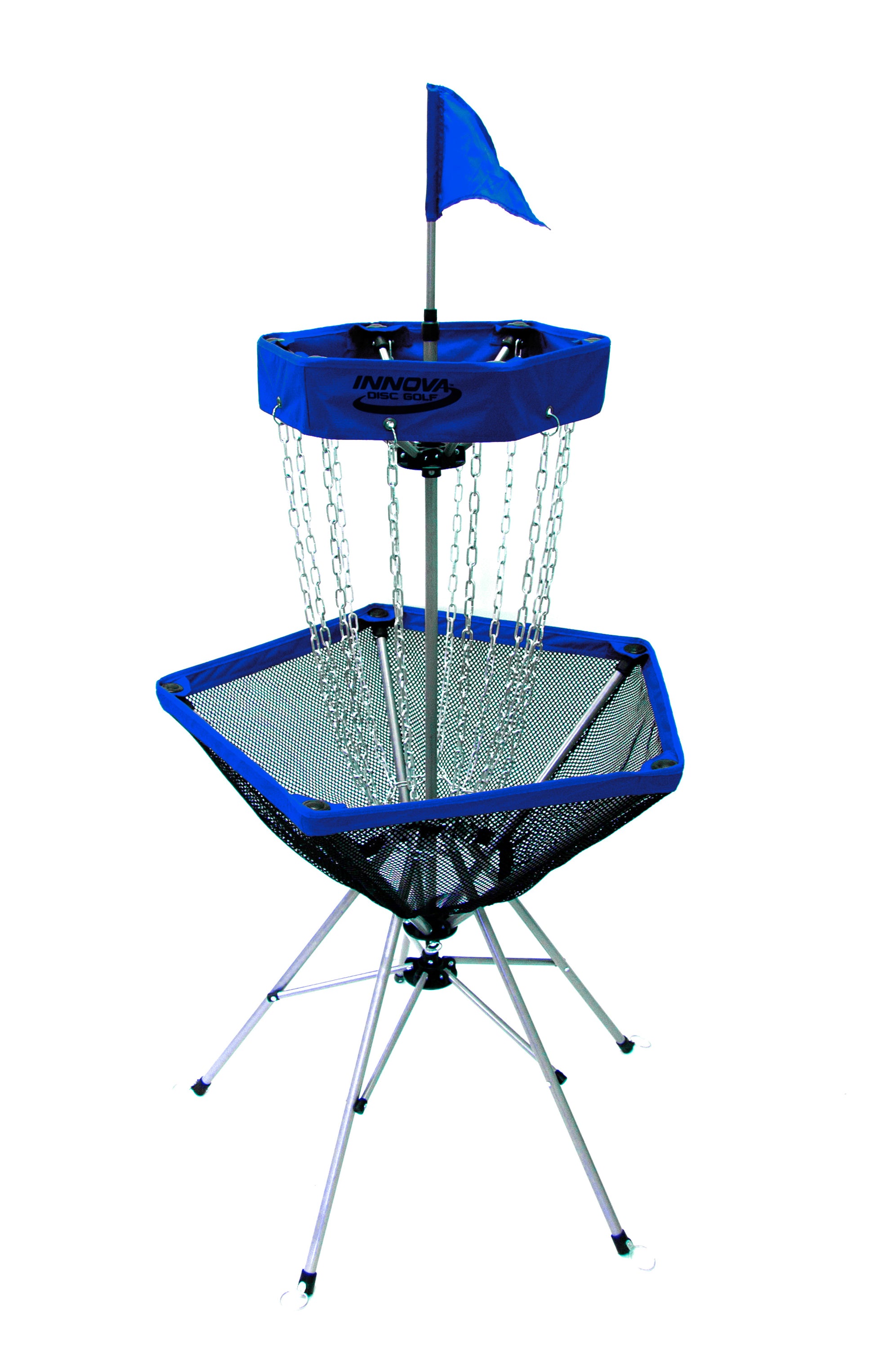 Innova DISCatcher Traveler Disc Golf Basket Blue