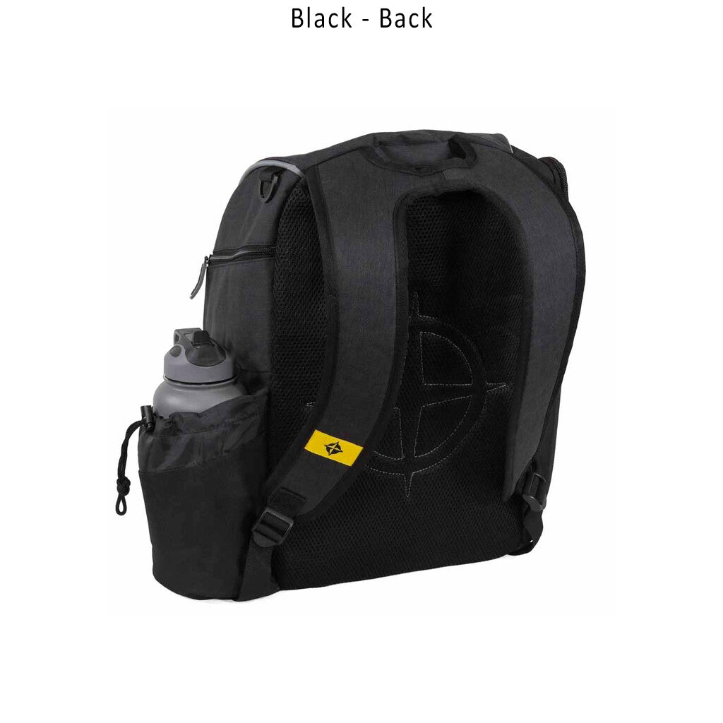  Disc golf bag Innova Excursion Backpack in black  back view